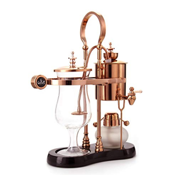 Diguo Belgian Luxury Royal Family Balance Syphon Coffee Maker - 500ml Capacity in Rose Gold