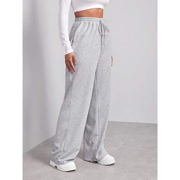 Floerns Women's High Waist Baggy Sweatpants Comfortable Stylish