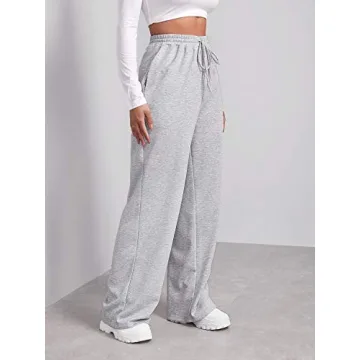 Floerns Women's High Waist Baggy Sweatpants Comfortable Stylish