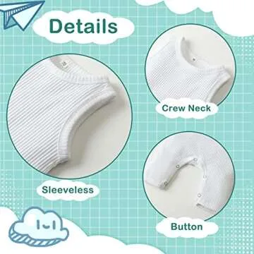 Soft Cotton Newborn Baby Romper for Boys and Girls