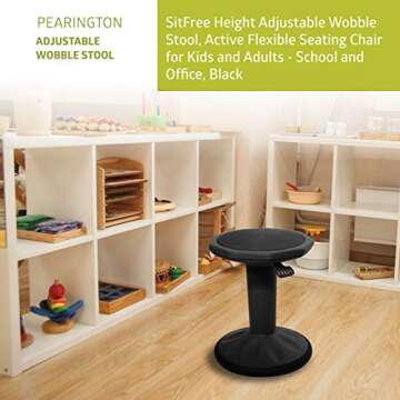 Pearington SitFree Wobble Stool for Active Flexible Seating
