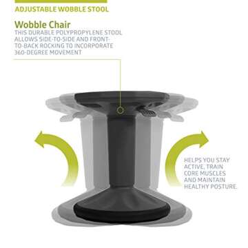 Pearington SitFree Wobble Stool for Active Flexible Seating