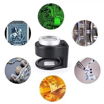 Amoper 30X Loupe Magnifier - Explore Details with Ease