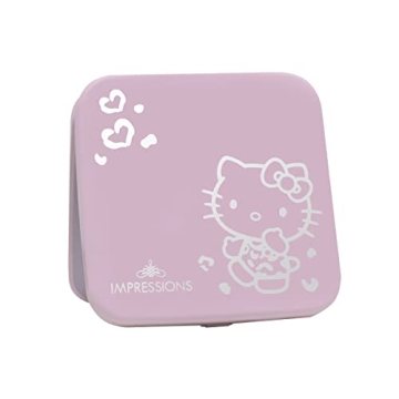 Hello Kitty Lighted Compact Makeup Mirror with Adjustable Brightness