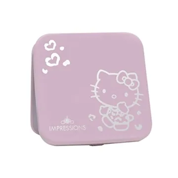 Hello Kitty Lighted Compact Makeup Mirror with Adjustable Brightness