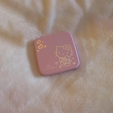 Hello Kitty Lighted Compact Makeup Mirror with Adjustable Brightness