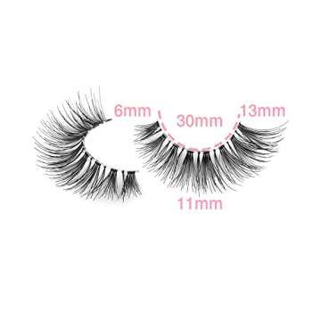 Wiwoseo 3D False Eyelashes - Natural Look & Comfort