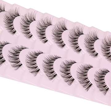Wiwoseo 3D False Eyelashes - Natural Look & Comfort