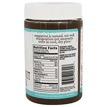 Wild Friends Foods Chocolate Coconut Peanut Butter, 16 oz Jar