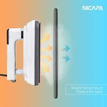 Nicapa Heat Press Mat （12x12 inch ）for Cricut Easypress/Easypress 2 Craft Heating Transfer Vinyl HTV Ironing Insulation Heating Mats