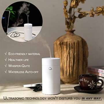 USB Car Diffuser Ultrasonic Essential Oil Humidifier