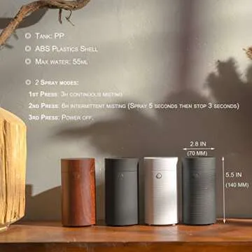 USB Car Diffuser Ultrasonic Essential Oil Humidifier