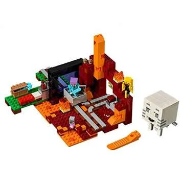 Shop LEGO Minecraft Nether Portal Building Kit - 470 Pieces