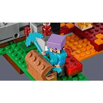 Shop LEGO Minecraft Nether Portal Building Kit - 470 Pieces