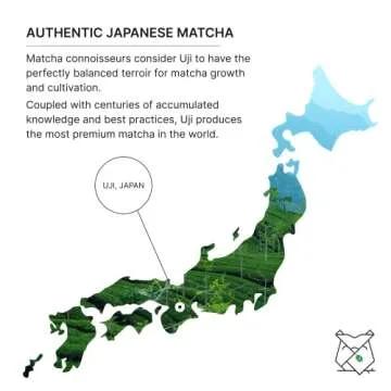 FKRO Organic Ceremonial Grade Matcha Green Tea Powder from Uji, Japan. 1st Harvest, Single Origin, Sugar-free. Flown in Fresh from Japan Every Month (30g/1.06oz) Tin