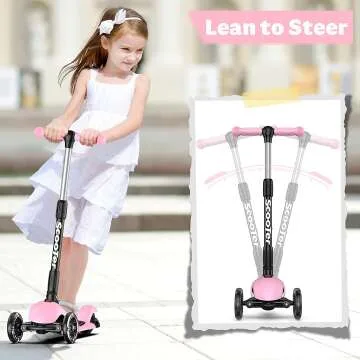 Adjustable Height 3-Wheel Scooter
