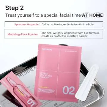 Mediheal Derma Modeling Pack (Collagen) - Filling Elasticity For Glow Skin - Easy DIY Home Spa Kits, Hydrating Icy Jelly Mask For Skin Refreshment