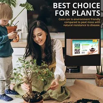 Compressed Coco Coir 5 Pack - Organic & Expansion Ready