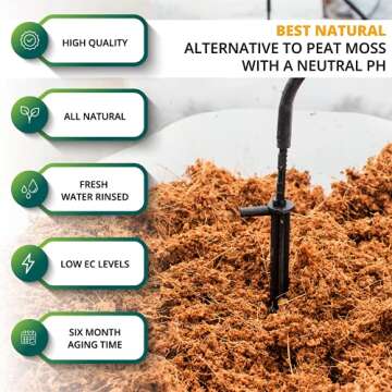 Compressed Coco Coir 5 Pack - Organic & Expansion Ready