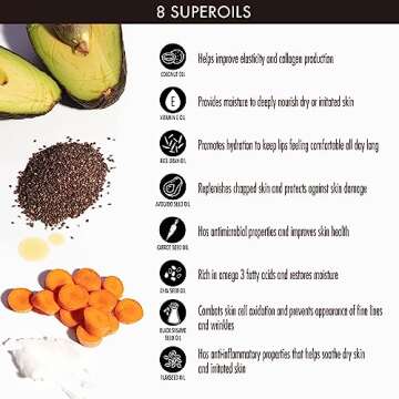 YENSA Super 8 Lip Oil, Natural Korean Moisturizing Gloss, No-Sticky Transparent Formula For Hydrating Lip Care (Clear Path) .22 fl oz