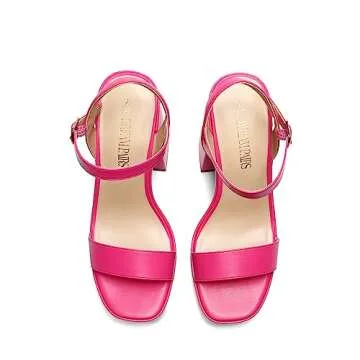 Chic Platform Block Heels for Women - DREAM PAIRS Hot Pink