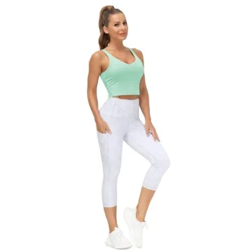 Mint Green Longline Sports Bra Medium Support Yoga Gym
