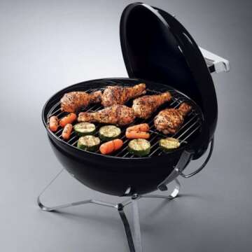 Weber Smokey Joe Premium 14-Inch Portable Grill , Black