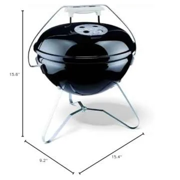 Weber Smokey Joe Premium 14-Inch Portable Grill , Black