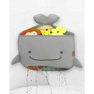 Skip Hop Bath Toy Storage, Moby Corner Hang Toy Organizer, Grey