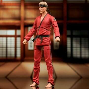 DIAMOND SELECT TOYS Cobra Kai: Johnny Lawrence (Eagle Fang Gi) Action Figure