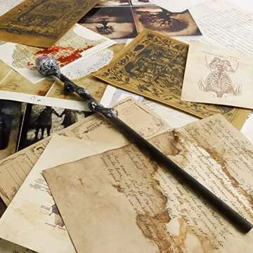 Rich Boxer Fine Handcrafted Amethyst Crystal Magic Wand Cosplay Magic Wand for Witches and Wizards