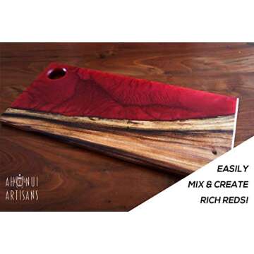 Epoxy Resin Color Pigment, Super Colors Pigment, Professional Highly Concentrated Pure Epoxy Pigment, Use with Mica Powder for Epoxy, Resin Dye, Epoxy Dye, Black Dye, 6 Colors, 6 oz Total