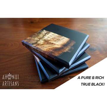 Epoxy Resin Color Pigment, Super Colors Pigment, Professional Highly Concentrated Pure Epoxy Pigment, Use with Mica Powder for Epoxy, Resin Dye, Epoxy Dye, Black Dye, 6 Colors, 6 oz Total