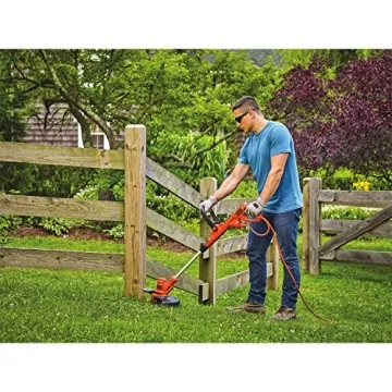 BLACK+DECKER Electric String Trimmer 14-inch Powerful Lawn Care