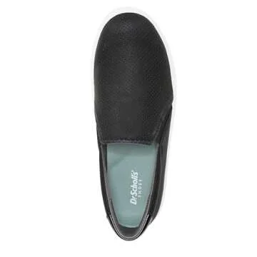 Dr. Scholl's Shoes Womens Nova Slip On Fashion Sneaker Black Nubia Perf 6 M