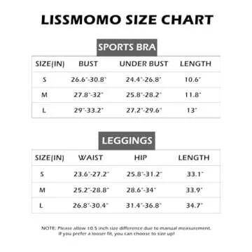 LISSMOMO Workout Sets for Women Cross Back Sports Bra High Waist Leggings 2 Piece Gym Yoga Outfits Workout Clothes Sets (L080 Purple S)