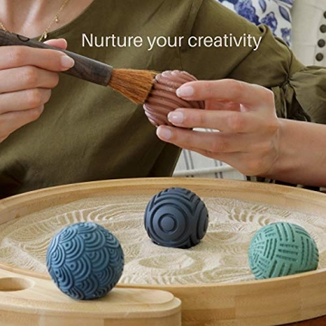 Zen Garden Kit for Desk - Bamboo Meditation Tray Gift