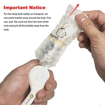 MAYMII·HOME Rare Large (8-13lbs) Natural Grey Gray Balck Himalayan Crystal Salt Table Lamp, Hymilian Sea Salt Night Light Lamps with Touch Dimmer Switch Control,Nightlight,Candle Holders