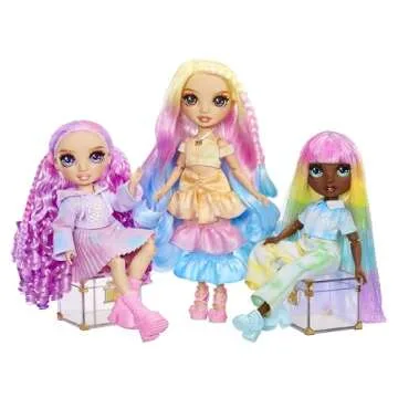 Rainbow High Watercolor & Create Fashion DIY Doll with Washable Watercolors + Tie-Dye Kit, Purple Eyes, Curled Hair, Bonus Top & Shoes. Color, Create, Play, Rinse and Repeat. Creative 4-12+