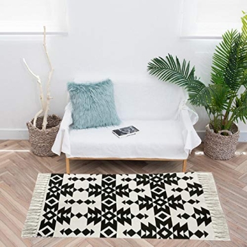 Stylish HEBE Cotton Rugs Set - Machine Washable & Durable