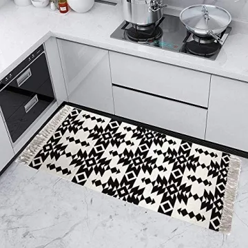 Stylish HEBE Cotton Rugs Set - Machine Washable & Durable