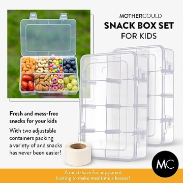 Versatile Mothercould Snack Boxes for Kids Traveling Snacks