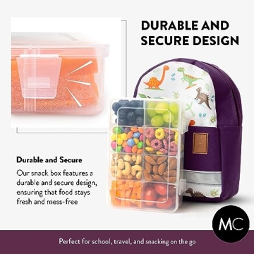 Versatile Mothercould Snack Boxes for Kids Traveling Snacks