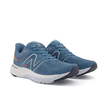 New Balance Men's Fresh Foam X 880 V12 Running Shoe, Spring Tide/Vibrant Orange/Morning Fog, 13