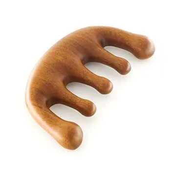 Menesia Wood Scalp Comb for Hair Growth and Massage