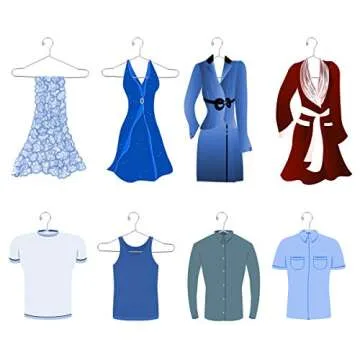 JANOU Miniature Wire Clothes Stand for Dollhouses 10pcs