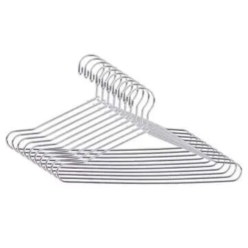 JANOU Miniature Wire Clothes Stand for Dollhouses 10pcs