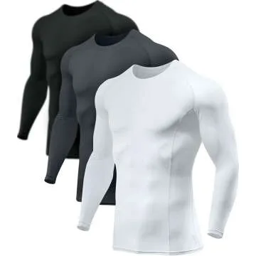 ATHLIO UPF 50+ Long Sleeve Compression Shirts