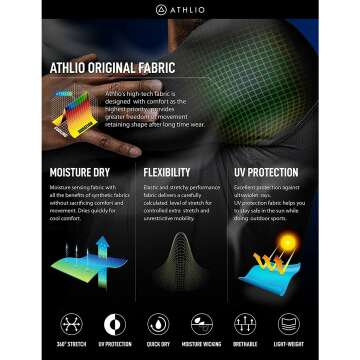 ATHLIO UPF 50+ Long Sleeve Compression Shirts