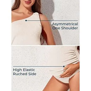 Stylish Maternity One Piece Swimsuit for Expecting Moms
